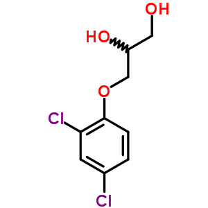 1,2-Propanediol,3-(2,4-dichlorophenoxy)- Structure,34646-53-2Structure