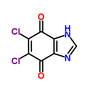 5,6-Dichloro-1h-benzoimidazole-4,7-dione Structure,34674-41-4Structure