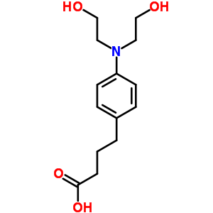 4-[4-(Bis(2-hydroxyethyl)amino)phenyl]butanoic acid Structure,34677-78-6Structure