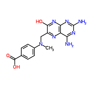 4-[(2,4-Diamino-7-oxo-8h-pteridin-6-yl)methyl-methylamino]benzoic acid Structure,34698-85-6Structure