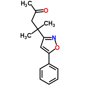 4-Methyl-4-(5-phenyloxazol-3-yl)pentan-2-one Structure,34718-58-6Structure