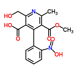 Hydroxydehydro nifedipine carboxylate Structure,34783-31-8Structure