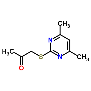 1-[(4,6-Dimethyl-2-pyrimidinyl)thio]acetone hydrochloride Structure,348138-15-8Structure