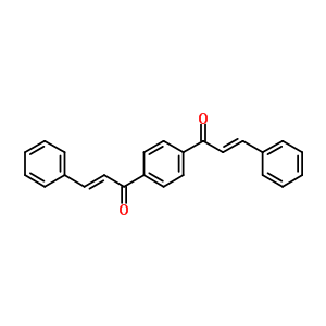 (E)-3-phenyl-1-(4-[(e)-(3-phenyl-acryloyl)]-phenyl)-propenone Structure,34838-64-7Structure