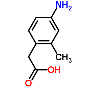 2-(4-Amino-2-methylphenyl)acetic acid Structure,34841-55-9Structure