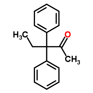 3,3-Diphenylpentan-2-one Structure,34885-21-7Structure