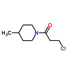 1-(3-Chloropropanoyl)-4-methylpiperidine Structure,349090-42-2Structure