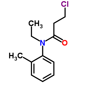 3-Chloro-n-ethyl-n-(2-methylphenyl)propanamide Structure,349098-11-9Structure