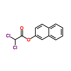 Acetic acid,2,2-dichloro-, 2-naphthalenyl ester Structure,34915-55-4Structure