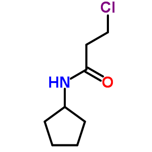 3-Chloro-n-cyclopentylpropanamide Structure,349403-75-4Structure