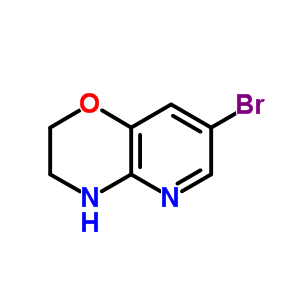 7-Bromo-3,4-dihydro-2h-pyrido[3,2-b]-1,4-oxazine Structure,34950-82-8Structure