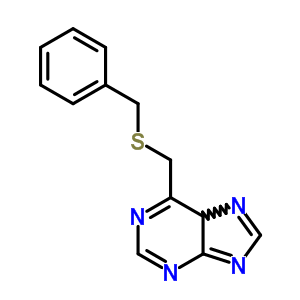 6-(Benzylsulfanylmethyl)-5h-purine Structure,3496-22-8Structure