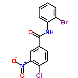 N-(2-bromophenyl)-4-chloro-3-nitrobenzamide Structure,349619-73-4Structure