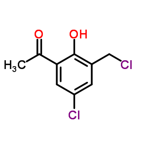 1-(5-Chloro-3-chloromethyl-2-hydroxy-phenyl)-ethanone Structure,34987-36-5Structure