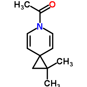 1,1-Dimethyl-6-acetyl-6-azaspiro[2.5]octa-4,7-diene Structure,34995-43-2Structure