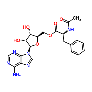 2’-O-(n-acetylphenylalanyl)adenosine Structure,34996-45-7Structure