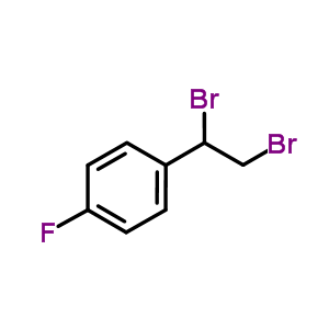 1-(P-fluorophenyl)-1,2-dibromoethane Structure,350-35-6Structure