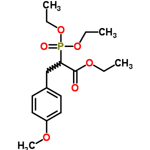 Ethyl 2-diethoxyphosphoryl-3-(4-methoxyphenyl)propanoate Structure,35085-33-7Structure