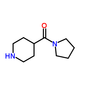 4-(Pyrrolidin-1-ylcarbonyl)piperidine Structure,35090-95-0Structure