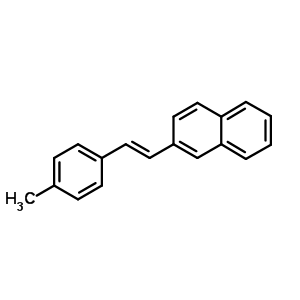 2-[(E)-2-(4-methylphenyl)ethenyl]naphthalene Structure,35160-96-4Structure