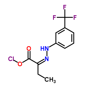 Ethyl 2-chloro-2-(2-[3-(trifluoromethyl)phenyl]-hydrazono)acetate Structure,35229-84-6Structure