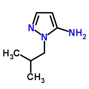 1-Isobutyl-1h-pyrazol-5-amine Structure,3524-18-3Structure