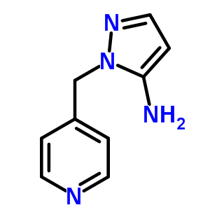 1-(Pyridin-4-ylmethyl)-1h-pyrazol-5-amine Structure,3524-31-0Structure