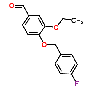 3-Ethoxy-4-[(4-fluorobenzyl)oxy]benzaldehyde Structure,352455-50-6Structure