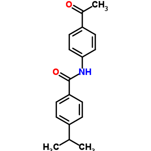 N-(4-acetylphenyl)-4-isopropylbenzamide Structure,352689-64-6Structure