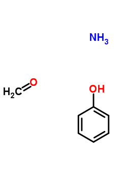 Formaldehyde, polymer with ammonia and phenol) Structure,35297-54-2Structure