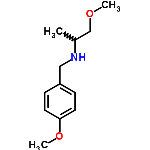 (4-Methoxy-benzyl)-(2-methoxy-1-methyl-ethyl)-amine Structure,353777-78-3Structure