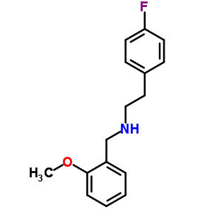 2-(4-Fluorophenyl)-n-(2-methoxybenzyl)ethanamine Structure,353779-46-1Structure