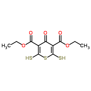 Diethyl 2,6-dimercapto-4-oxo-4H-thiopyran-3,5-dicarboxylate Structure,35388-08-0Structure