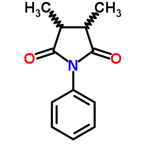 3,4-Dimethyl-1-phenyl-pyrrolidine-2,5-dione Structure,35393-95-4Structure