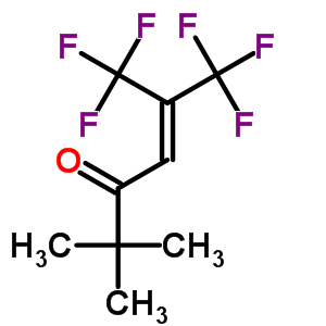 4-Hexen-3-one,6,6,6-trifluoro-2,2-dimethyl-5-(trifluoromethyl)- Structure,35443-87-9Structure