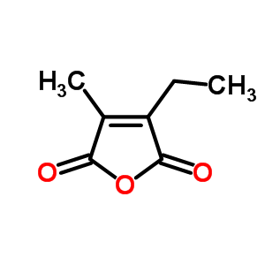 2-Ethyl-3-methylmaleic anhydride Structure,3552-33-8Structure