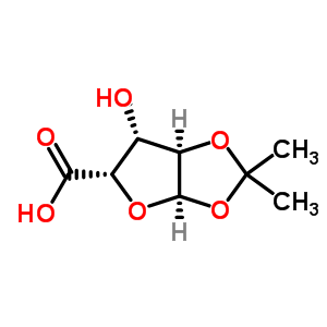 (3As,5r,6s,6as)-6-hydroxy-2,2-dimethylTetrahydrofuro[2,3-d][1,3]dioxole-5-carboxylic acid Structure,35522-89-5Structure