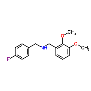 (2,3-Dimethoxy-benzyl)-(4-fluoro-benzyl)-amine Structure,355382-48-8Structure