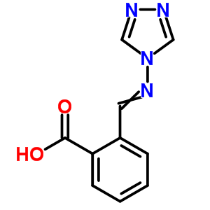 Benzoicacid, 2-[(4h-1,2,4-triazol-4-ylimino)methyl]- Structure,35546-44-2Structure