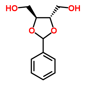 (-)-2,3-O-benzylidene-l-threitol Structure,35572-34-0Structure