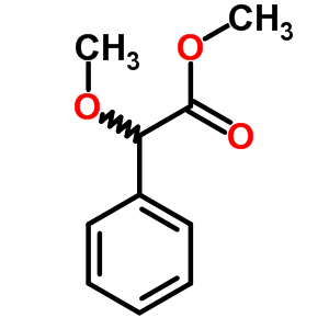 Methoxy-phenyl-acetic acid methyl ester Structure,3558-61-0Structure