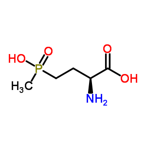 Butanoic acid,2-amino-4-(hydroxymethylphosphinyl)-,(2s)- Structure,35597-44-5Structure