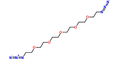 3,6,9,12,15-Pentaoxaheptadecane-1,17-diyl Bis-azide Structure,356046-26-9Structure