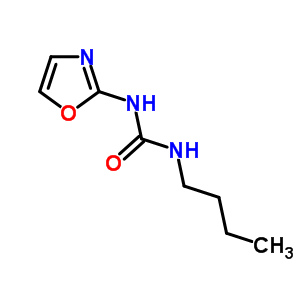 N-butyl-n’-(oxazol-2-yl)urea Structure,35629-47-1Structure