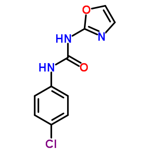 1-(P-chlorophenyl)-3-(2-oxazolyl)urea Structure,35629-50-6Structure