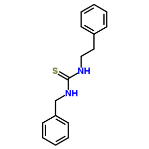 1-Benzyl-3-phenethyl-2-thiourea Structure,35653-54-4Structure