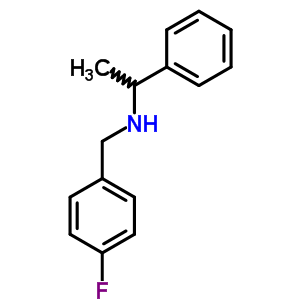 (4-Fluoro-benzyl)-(1-phenyl-ethyl)-amine Structure,356531-62-9Structure