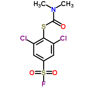 3,5-Dichloro-4-(dimethylcarbamoylsulfanyl)benzenesulfonyl fluoride Structure,35685-69-9Structure