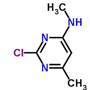 2-Chloro-n,6-dimethyl-4-pyrimidinamine Structure,3569-33-3Structure