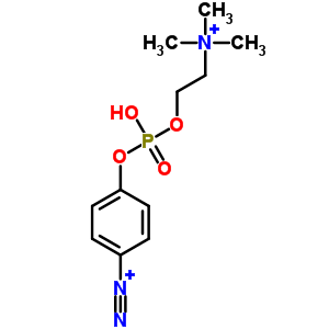 P-diazonium phenylphosphorylcholine Structure,35697-91-7Structure